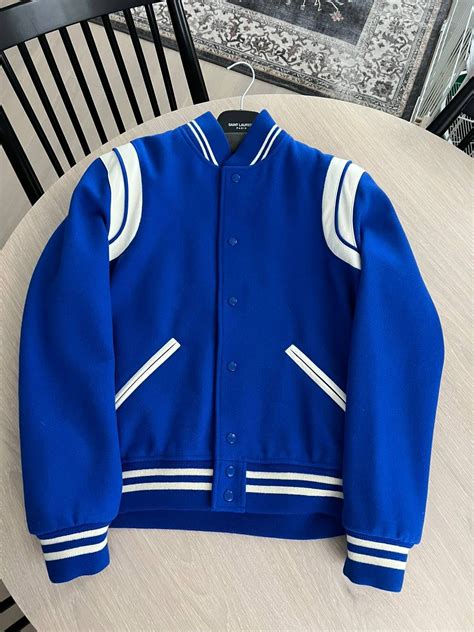 teddy yves saint laurent|saint laurent teddy jacket blue.